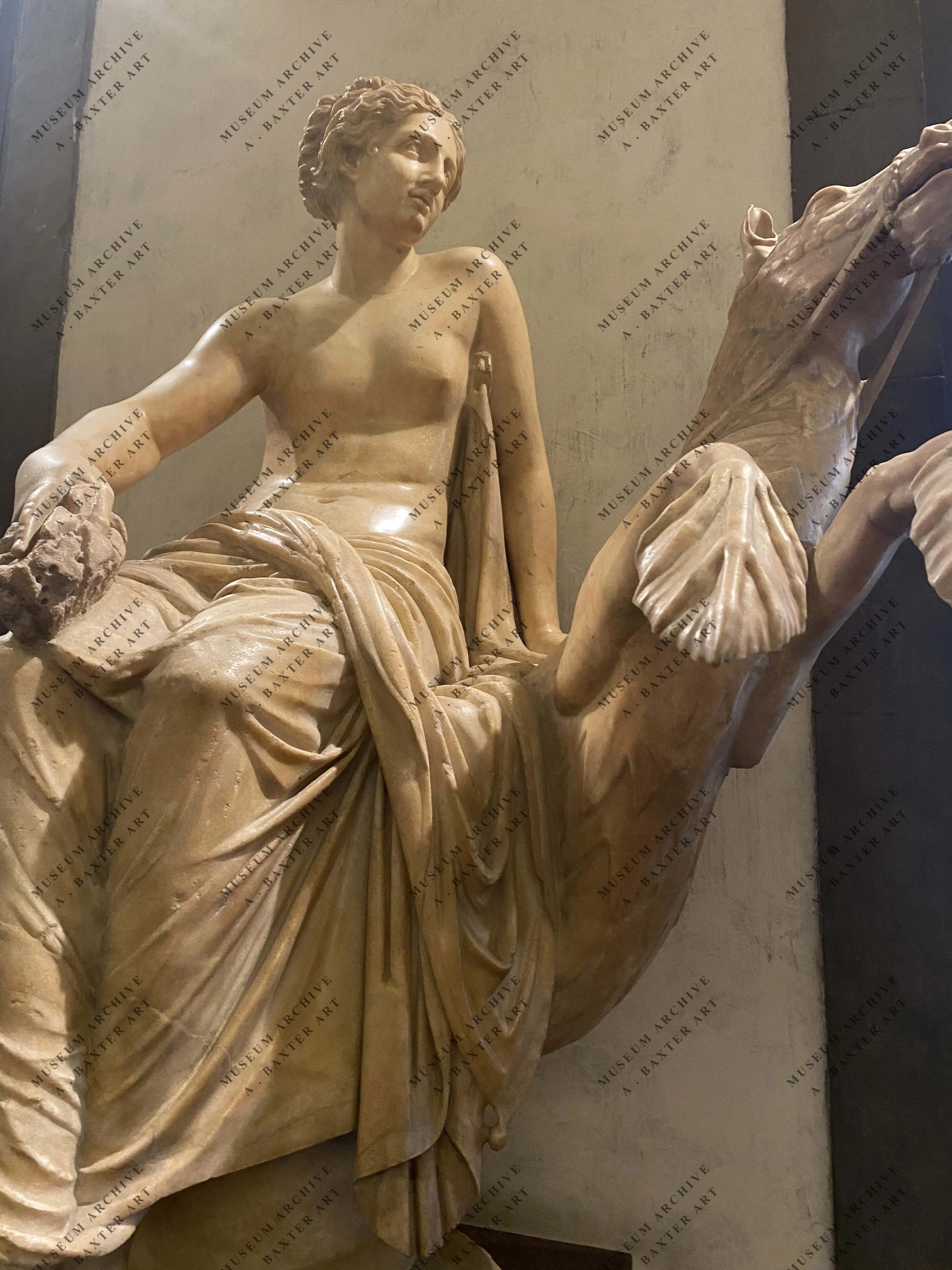 Statue+of+a+Nereid+on+a+sea-